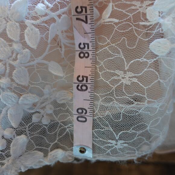 Bronx and Banco White Lace Mini Dress - Picture 14 of 16